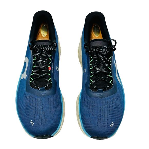 On Cloud Monster Running Shoes Cushioned Mens Size 13 Tempest Horizon Blue EUC - Picture 4 of 10